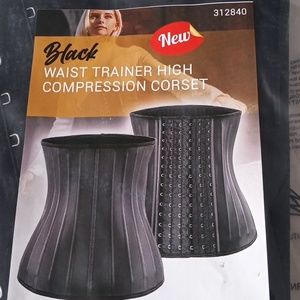 New! latex Waist Trainer 28" to 32" 25 Steel Boning, Cotton Lining